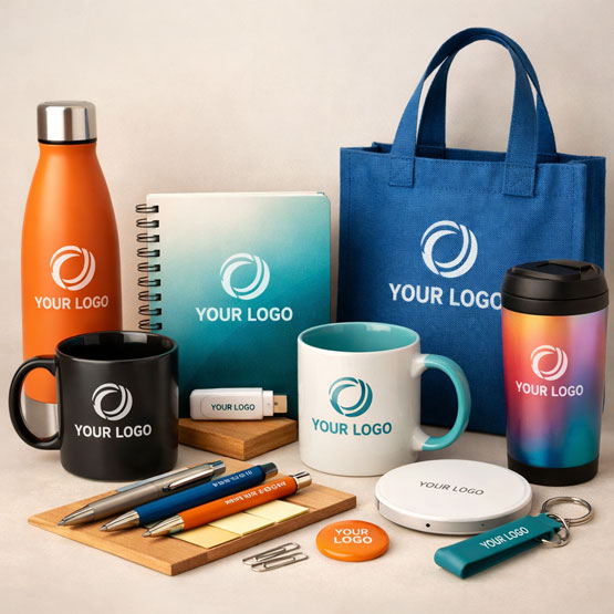 Promotional-Products-Display-with-Logo-Highligh